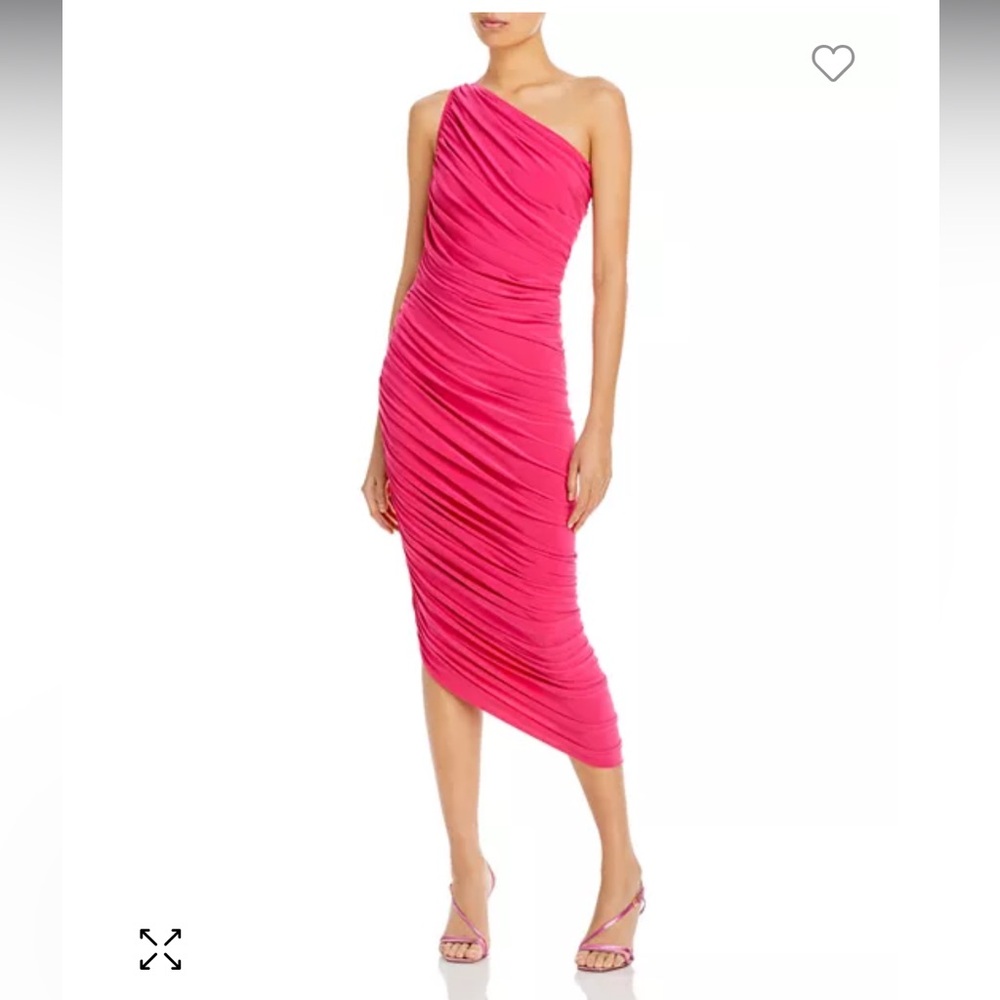 Norma Kamali Diana dress size XS/34 NWT in Rose